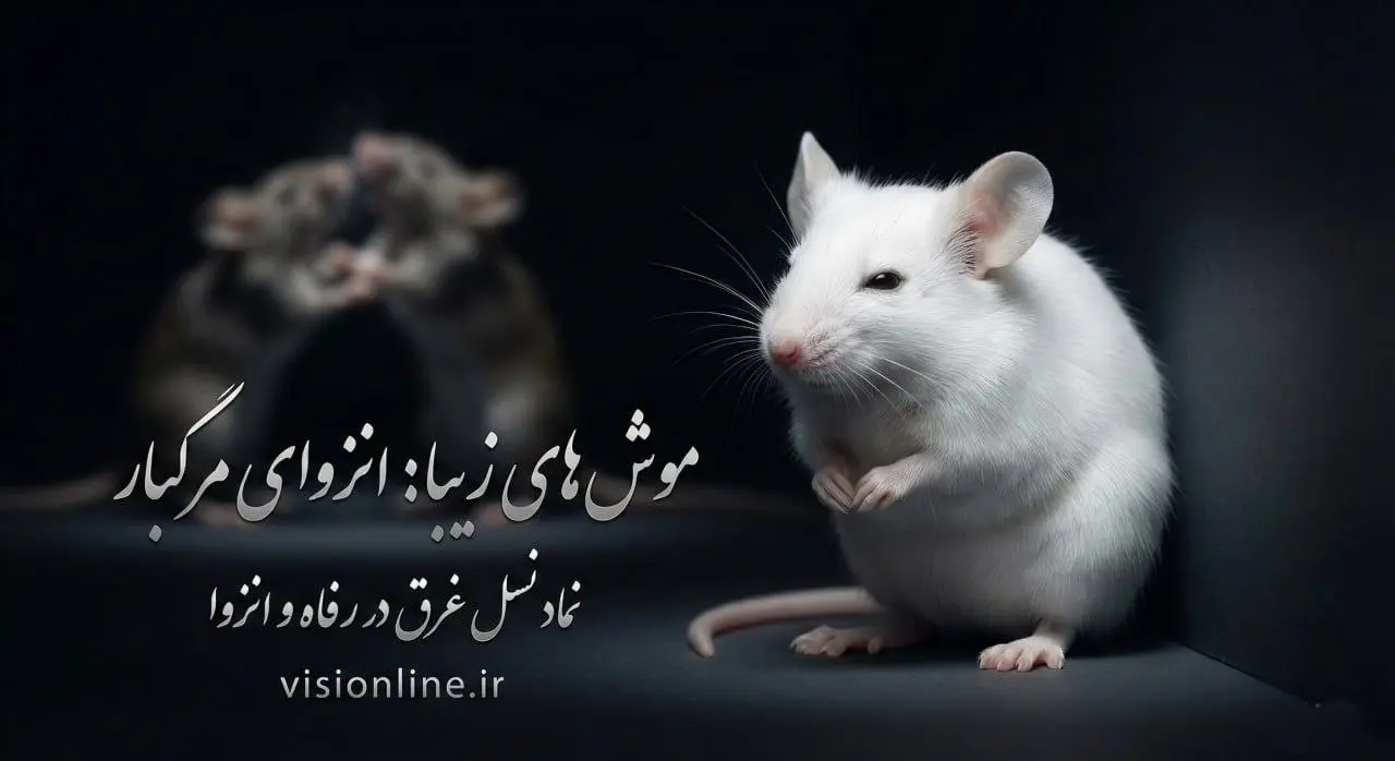 موشهای زیبا در آزمایش جهان ۲۵ نماد انزوای اجتماعی مدرن
