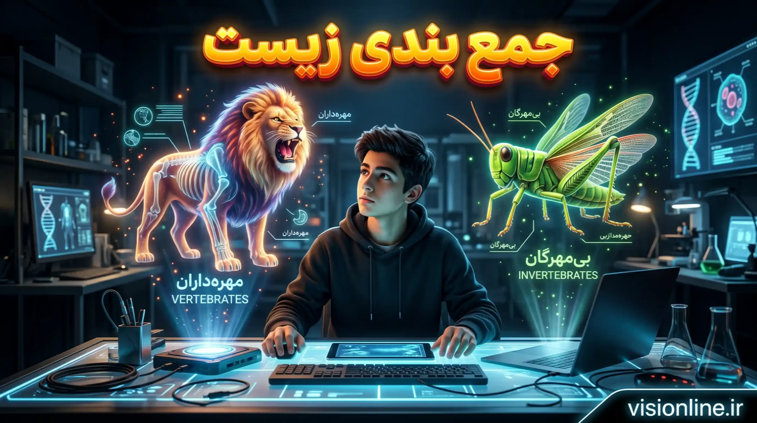جمع بندی زیست جانوری و مقایسه مهرهداران و بیمهرهها برای کنکور