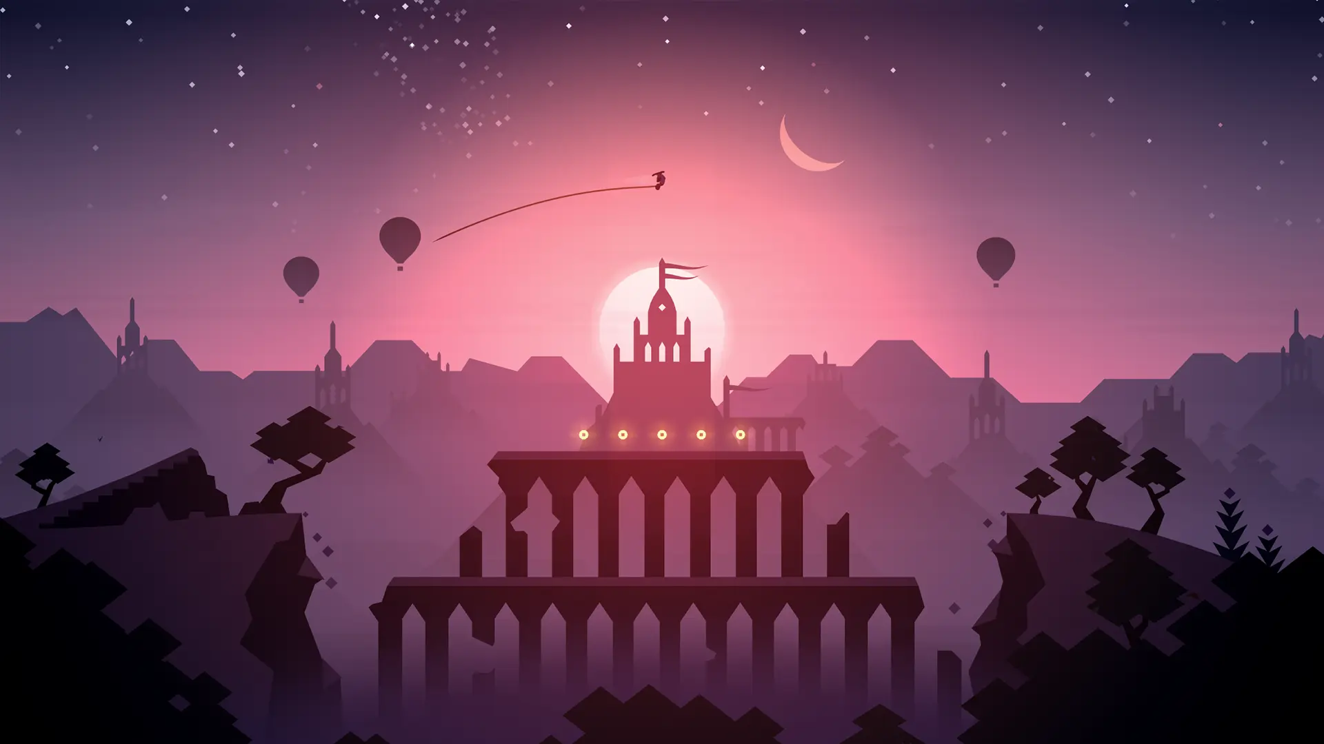 بازی آرامش بخش سفر التو بازی بی نهایت آرامش بخش Alto's Odyssey برای اندروید