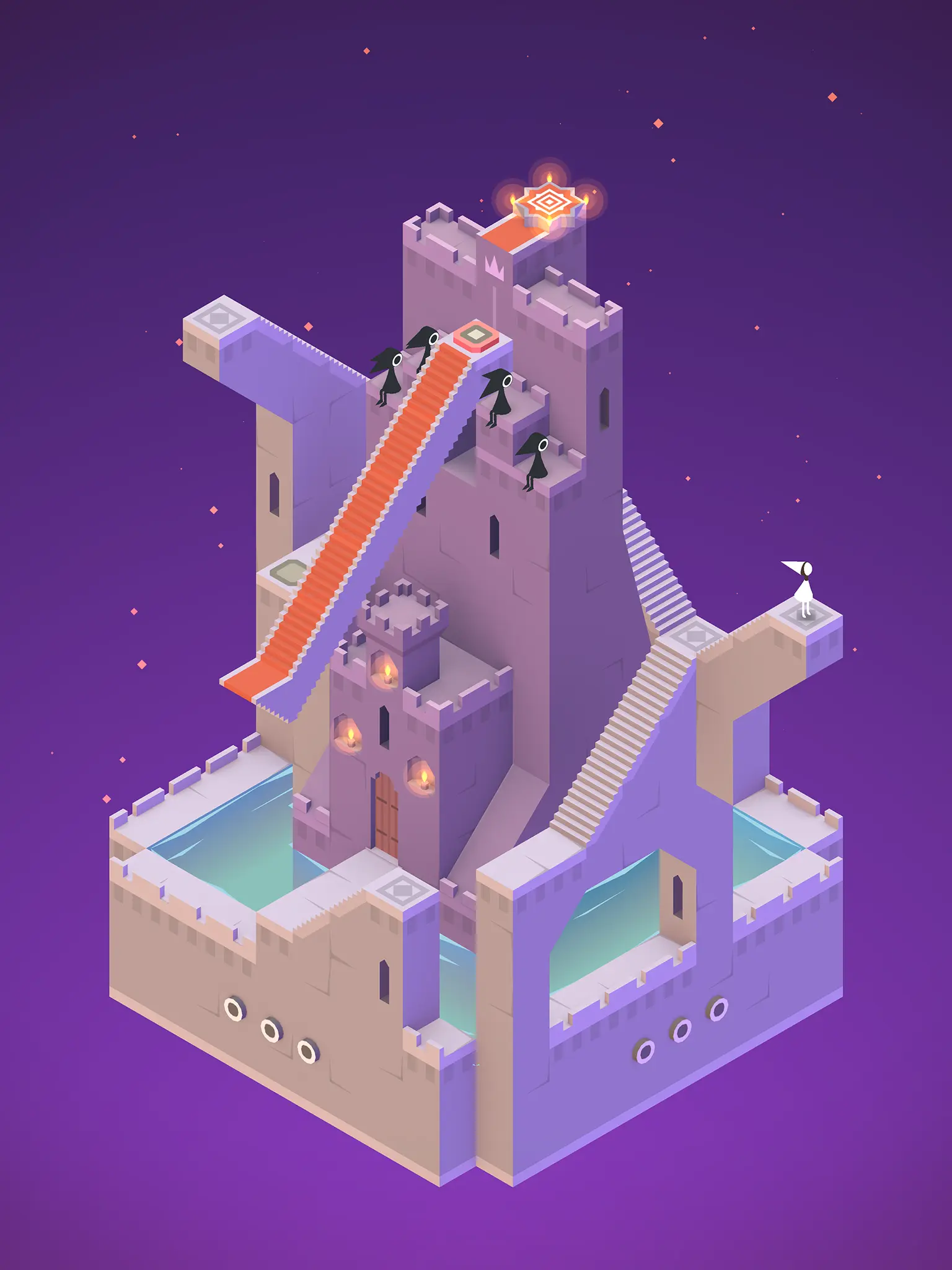 بازی معماری مانومنت ولی بازی پازل معماری و خطای دید سهبعدی Monument Valley اندروید
